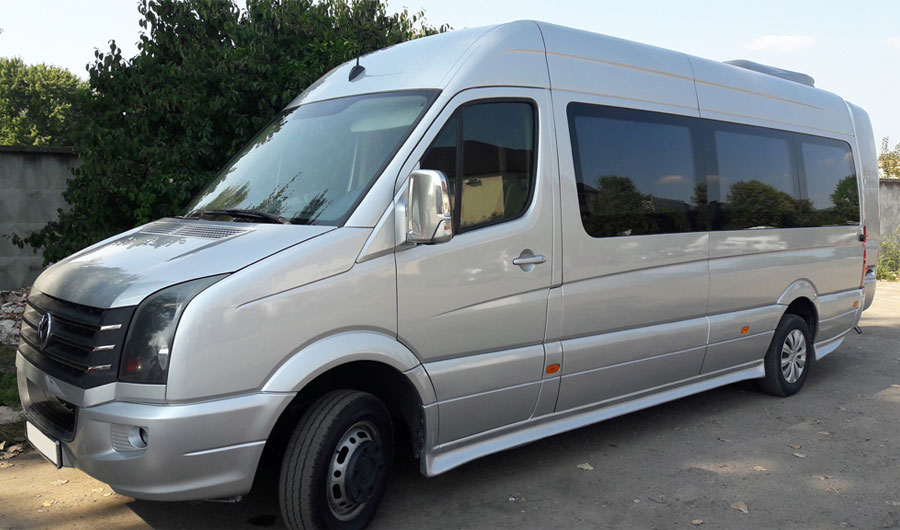 Автобус на весілля Volkswagen Crafter (VIP). Оренда мікроавтобуса на весілля у Львові