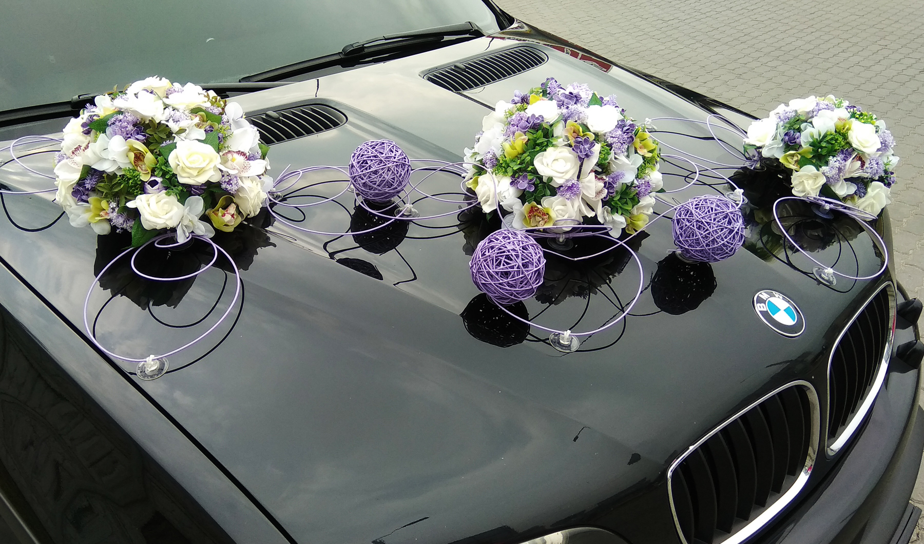 Квітковий вальс - композиція на весільне авто. Весільні композиції на автомобілі у Львові