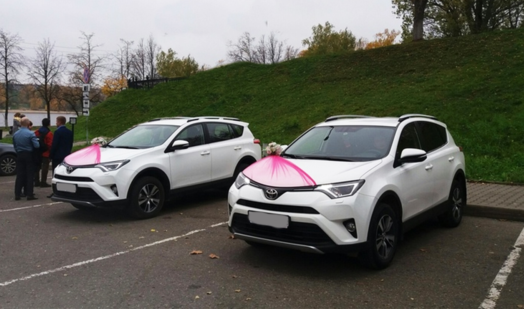 Весільний кортеж з Toyota RAV4 2017. Весільні машини у Львові
